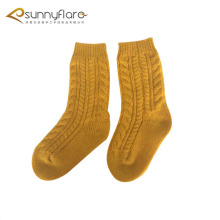 Custom cashmere knit kids socks
